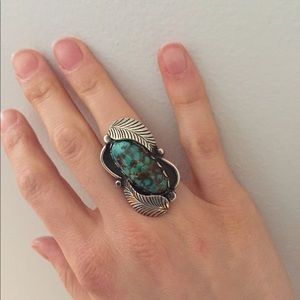 Vintage Turquoise, Sterling silver ring